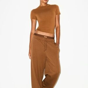 SKIMS oversized double waistband Pants